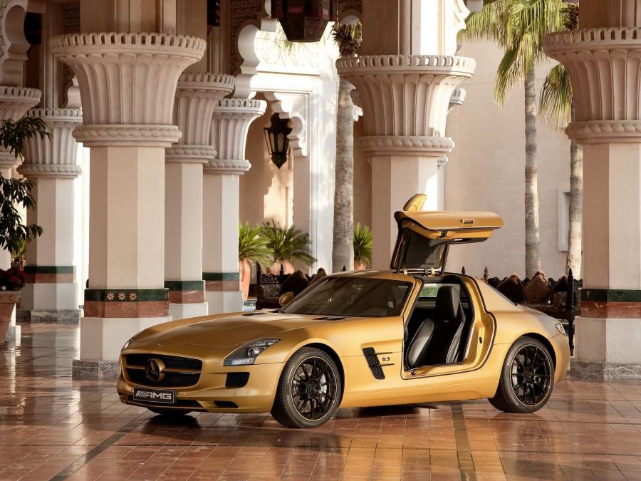  Mercedes-Benz SLS AMG Desert Gold 2010 года  (фото 26 из 29)
